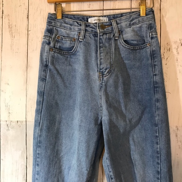 Storets Belted Cuff Denim Jeans Size S - Picture 2 of 12